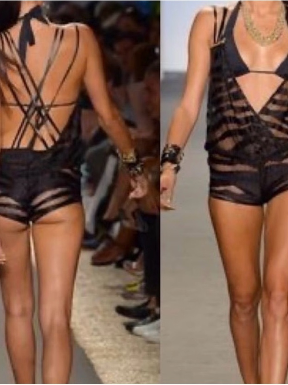 Beach Bunny Burnout Romper